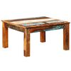 vidaXL Mesa de centro cuadrada madera reciclada