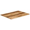 vidaXL Tablero de mesa borde natural madera maciza mango 100x80x2,5 cm