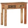 vidaXL Mesa consola madera de acacia y madera reciclada 90,5x30x75cm
