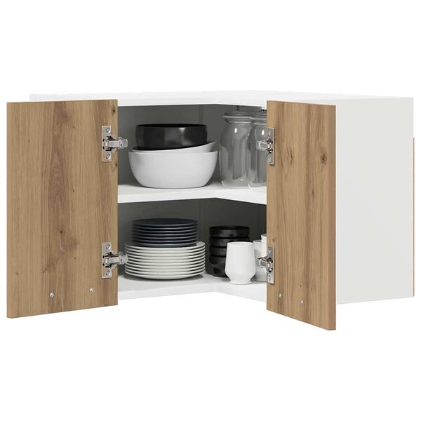 vidaXL Mueble colgante Roble Artesano y 57 x 57 x 40 cm