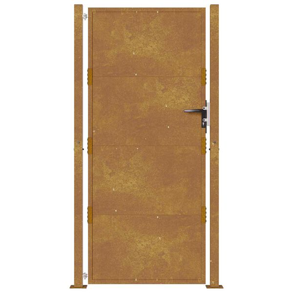 vidaXL Puerta de jard&iacute;n 100x200 cm de acero corten