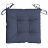 vidaXL Cojines para silla 6 uds tela Oxford azul marino 50x50x7 cm
