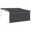 vidaXL Toldo retr&aacute;ctil Antracita 300 x 250 cm Poli&eacute;ster y Aluminio