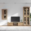 vidaXL Conjunto de mueble de TV con caj&oacute;n FLORIN Roble artesanal