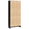 vidaXL Librer&iacute;a Roble Negro 82,5 x 30,5 x 185 cm Madera de ingenier&iacute;a