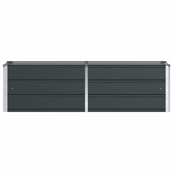 vidaXL Jardinera Antracita 160 x 40 x 45 cm Acero