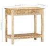vidaXL Mesa consola de madera maciza de mango 80x35x74 cm