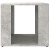 vidaXL Mesita de noche madera contrachapada gris hormig&oacute;n 41x40x36 cm