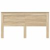 vidaXL Cabecero con cabecera Roble Sonoma 180 cm Madera contrachapada