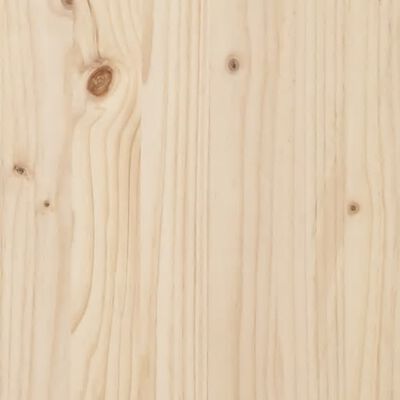 vidaXL Mesa consola madera maciza de pino 80x40x75 cm