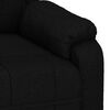vidaXL Sill&oacute;n de masaje de tela negro