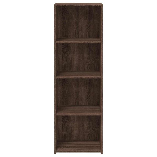 vidaXL Aparador alto madera de ingeniería marrón roble 40x41x124 cm