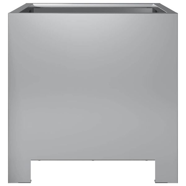 vidaXL Jardinera hexagonal de acero galvanizado 30x30x30 cm