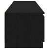 vidaXL Gabinete de TV Roble Negro 140 x 38,5 x 36 cm