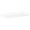 vidaXL Estantes para estanter&iacute;a 4 uds contrachapada blanco 60x30x1,5cm