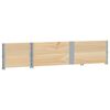 vidaXL Jardinera de madera maciza de pino 150x50 cm