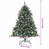 vidaXL &Aacute;rbol de Navidad artificial Verde 120 cm PVC, Pl&aacute;stico y Acero