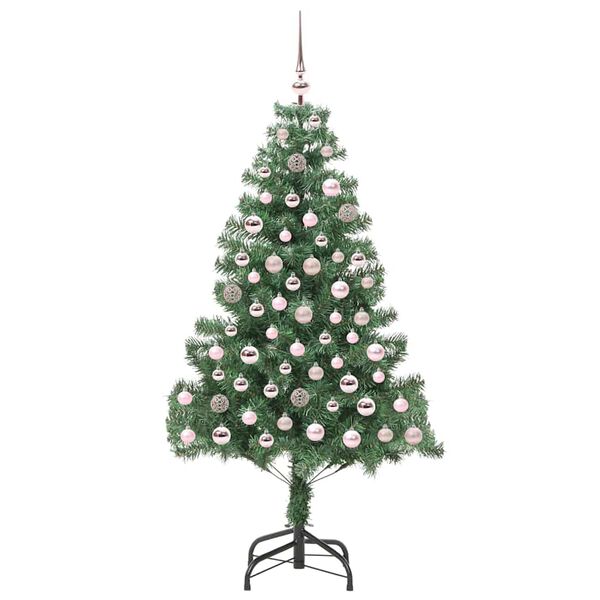 vidaXL &Aacute;rbol de Navidad con 300 LED con soporte Verde 180 cm PVC