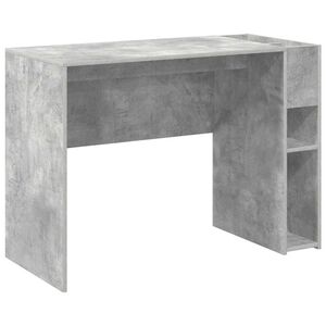 vidaXL Escritorio Gris Concreto Madera de ingenier&iacute;a 109 x 50 x 78 cm