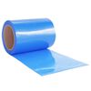 vidaXL Tira de cortina para puertas PVC azul 300x2,6 mm 10 m