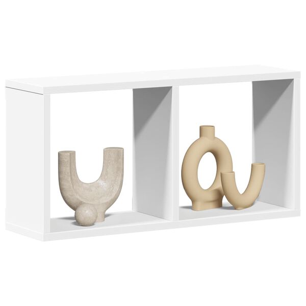 vidaXL Armario de pared madera de ingenier&iacute;a blanco 60x16x30 cm