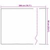 vidaXL Papel De Espejo Autoadhesivo 90 x 200 cm 2 pcs Plateado PET
