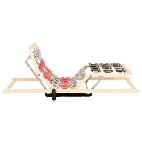 vidaXL Cama con motor el&eacute;ctrico cabecero y pies ajustables 90x200 cm