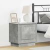 vidaXL Armario de Noche 2 pcs Gris Concreto 44 x 34,5 x 45 cm