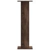 vidaXL Soportes altavoces 2 uds madera marr&oacute;n roble 30x30x95 cm