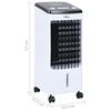 vidaXL Enfriador de aire m&oacute;vil 2 en 1 80 W