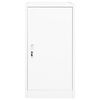 vidaXL Armario para sillas de montar acero blanco 53x53x105 cm