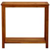 vidaXL Mesa consola de jardín madera maciza de acacia 80x35x75 cm