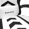 vidaXL Silla gaming cuero sint&eacute;tico blanco y negro