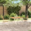 vidaXL Silla de Jard&iacute;n 2 pcs Marr&oacute;n Madera de Acacia S&oacute;lida