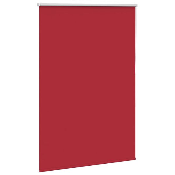 vidaXL Estor Enrollable Opaco Rojo 95x130 cm Tela Ancho 90,7 cm