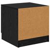 vidaXL Mueble cama con caj&oacute;n 2 pcs Roble Negro 40 x 39 x 40cm