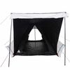 vidaXL Tienda familiar tipi 6 personas tela opaca impermeable blanca