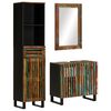 vidaXL Conjunto de muebles de ba&ntilde;o 3 piezas madera maciza de acacia