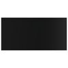 vidaXL Estante estanter&iacute;a 8 uds contrachapada negro brillo 40x20x1,5cm