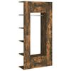 vidaXL Mueble de recibidor 2 uds madera contrachapada roble ahumado