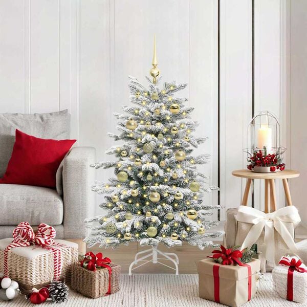 vidaXL &Aacute;rbol de Navidad artificial con ramas articuladas 120 cm
