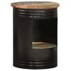 vidaXL Mesa de centro de madera maciza reciclada 43x55 cm