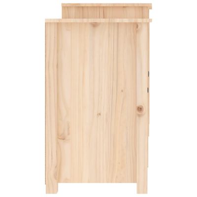 vidaXL Aparador de madera maciza de pino 164x37x68 cm