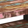 vidaXL Mesa de centro multicolor 70x50x38 cm madera maciza reciclada