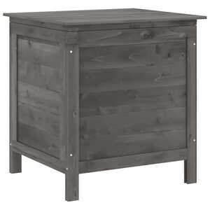 vidaXL Arc&oacute;n de jard&iacute;n madera maciza abeto gris antracita 50x49x56,5cm