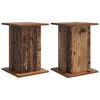 vidaXL Soporte de plantas 2 uds. Madera envejecida 30,5 x 30 x 43 cm