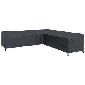 vidaXL Funda para muebles 325 x 325 x 80 cm Tela Oxford 420D Forma L