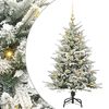 vidaXL &Aacute;rbol de Navidad Artificial Pre-iluminado con Juego de Bolas