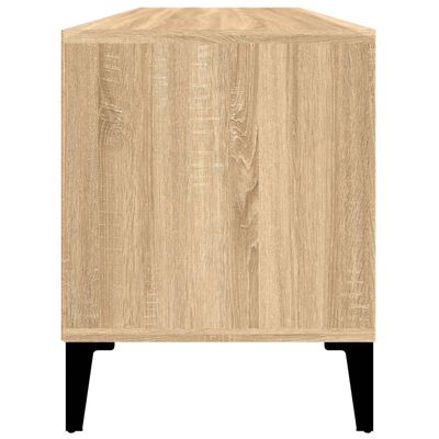 vidaXL Mueble de TV madera contrachapada roble Sonoma 100x34,5x44,5 cm