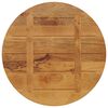 vidaXL Tablero de mesa redondo madera maciza de mango &Oslash; 70x2,5 cm